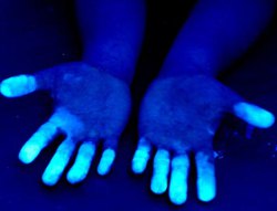 Невидимая краска (светится в ультрафиолете)