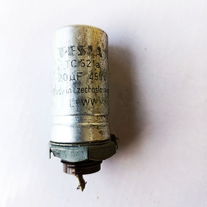 Конденсатор TESLA TC521A L-WW 450В 20мкФ