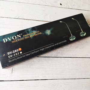 Настольный конференц-микрофон DVON DV-280 («гусиная шея»)